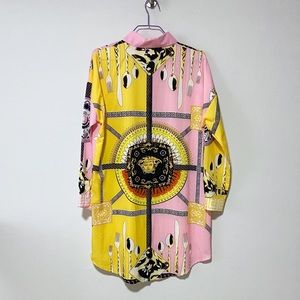 *unbranded* Versace inspired shirt dress. Size Small.
